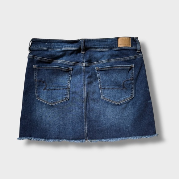 American Eagle Stretch Hi-Rise Denim Mini Skirt - Picture 6 of 7